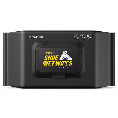 Wet wipes for cleaning shoes